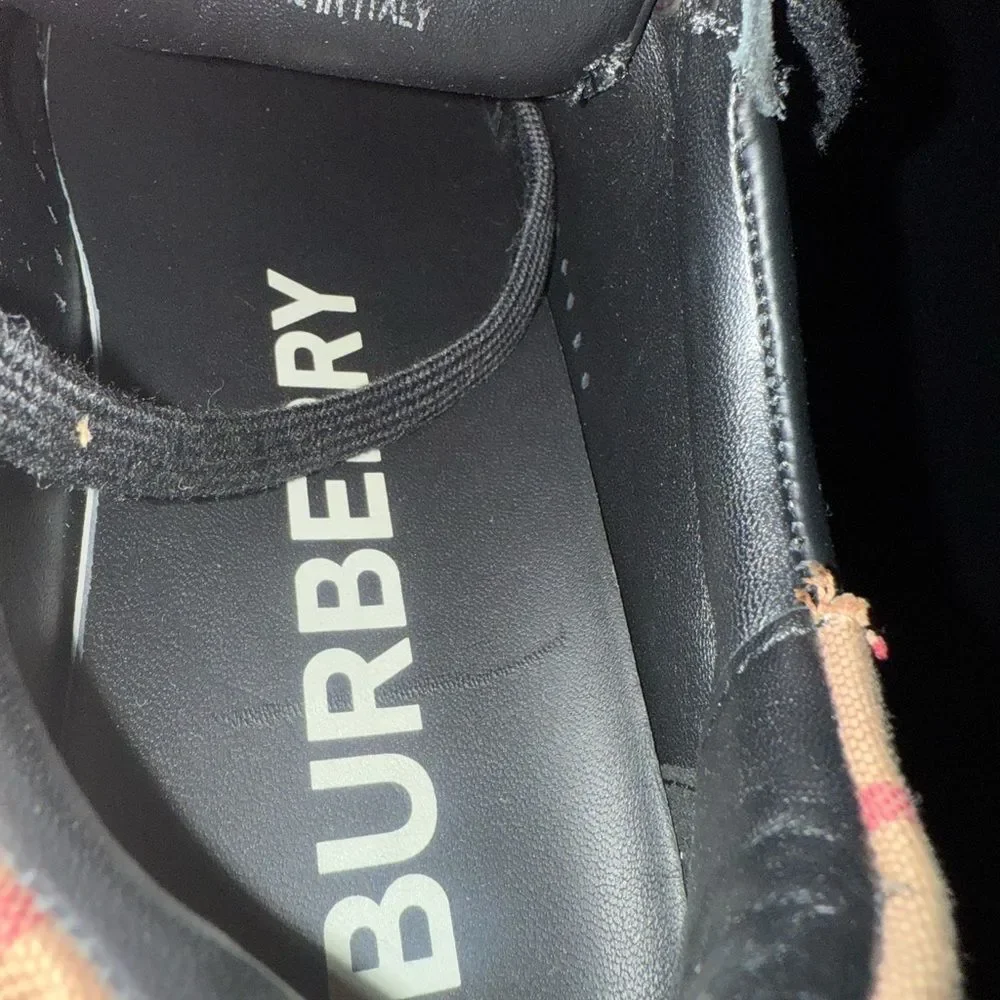 Brand new Burberry Black Sneakers size 10